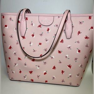 Kate Spade Pink Floral Zip Tote